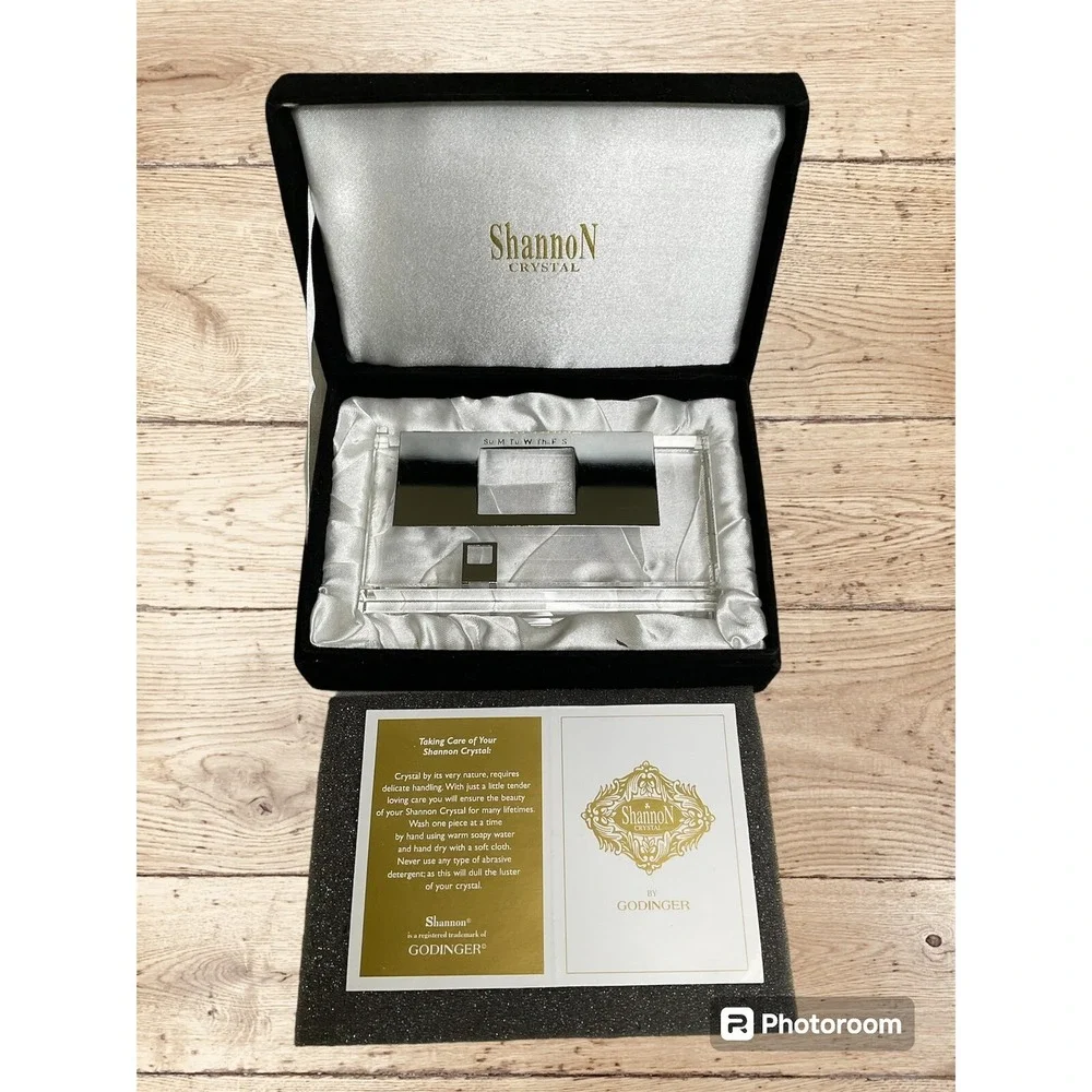 Perpetual Calendar‎ Shannon Crystal Godinger  New In Box Bohemian